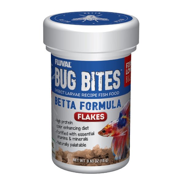 Fluval Bug Bites Betta Flakes Fish Food