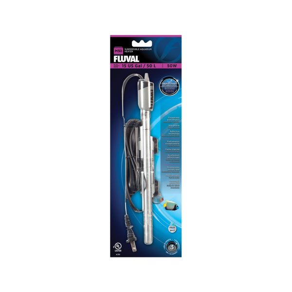 Fluval M50 Fully Submersible Aquarium Heater, 50-watt