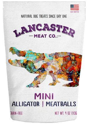 Lancaster Meat Co Mini Meatballs Alligator, 4-oz