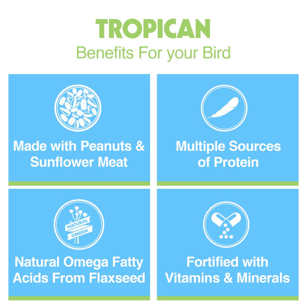 Hari Tropican Lifetime Formula Sticks pour perroquets, 8 lb