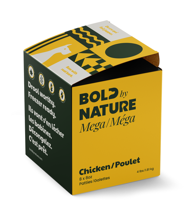 Bold by Nature Dog Mega Chicken Patties Dog Food