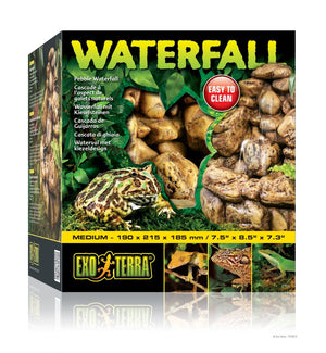 Exo Terra Natural Pebble Waterfall for Terrariums