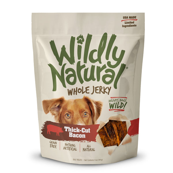 Wildly Natural Friandises Jerky pour chiens, Bacon
