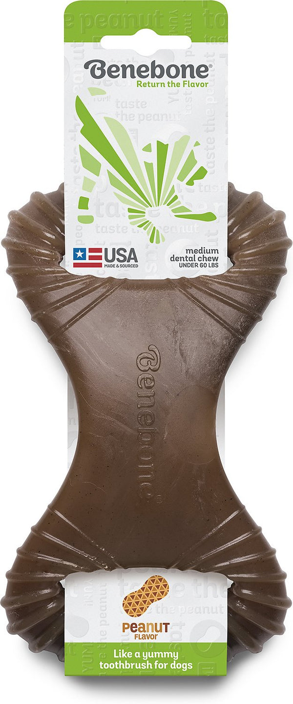 Benebone Peanut Butter Flavored Dental Dog Chew Toy