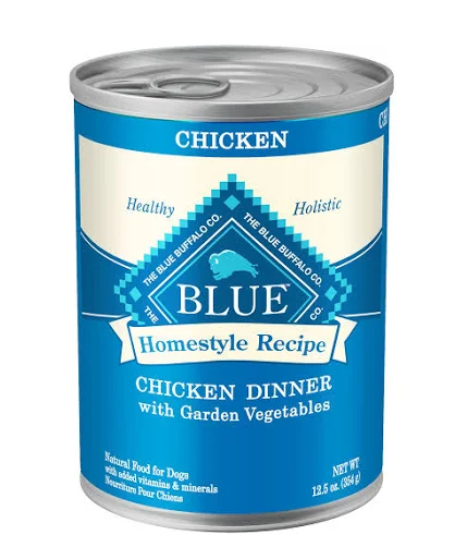 Blue Buffalo Homestyle Recipe Chicken Dinner with Garden Vegetables Grain-Free Wet Dog Food Can