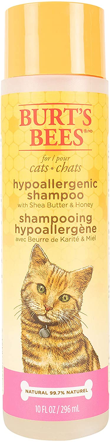 Burt's Bees Shampooing hypoallergénique pour chats, bouteille de 10 oz