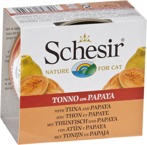 Schesir Tuna, Papaya, Rice Wet Cat Food Can
