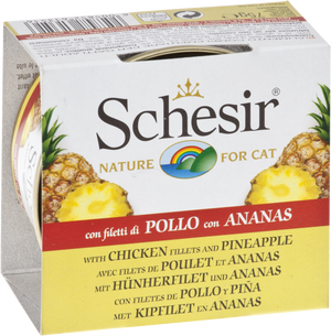 Schesir Chicken & Pineapple Wet Cat Food Can