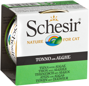 Schesir Tuna & Seaweed Wet Cat Food Can