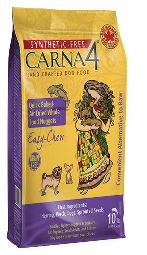 Carna4 Easy-Chew Quick Baked Fish Nuggets Grain-Free Air-Dried Dog Food