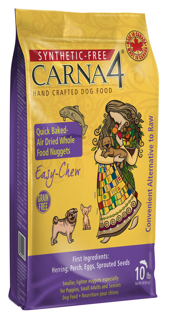 Carna4 Easy-Chew Quick Baked Fish Nuggets Grain-Free Air-Dried Dog Food