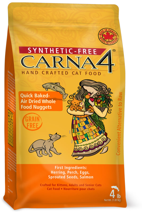 Carna4 Quick Baked Fish Nuggets Grain-Free Air-Dried Cat Food
