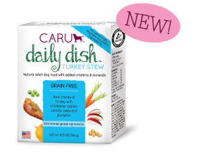 Caru Daily Dish Turkey Stew for Dogs, 12.5-oz