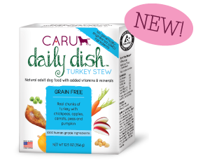 Caru Daily Dish Turkey Stew for Dogs, 12.5-oz