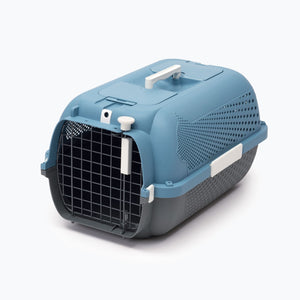 Catit Profile Voyager Cat Travel Carrier, Medium, Blue-Gray