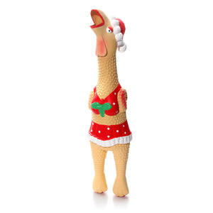 Charming Pet Holiday Squawkers Henrietta Dog Toy