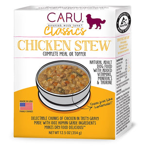 Caru Classics Ragoût de poulet Nourriture humide pour chiens sans grain