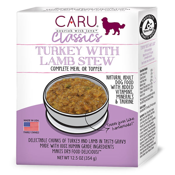 Caru Classics Turkey with Lamb Stew Grain-Free Wet Dog Food