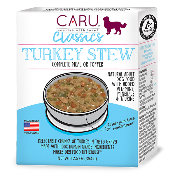 Caru Classics Turkey Stew Grain-Free Wet Dog Food