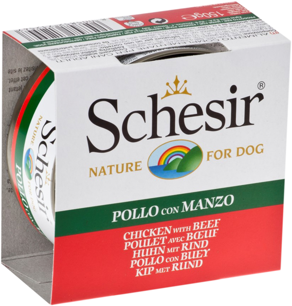 Schesir Can Poulet Et Boeuf