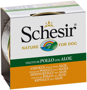 Schesir Chicken & Aloes Wet Cat Food Can