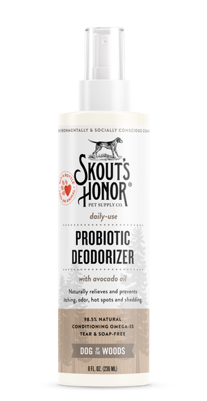 Skout's Honor Désodorisant probiotique pour chiens et chats, Dog of the Woods