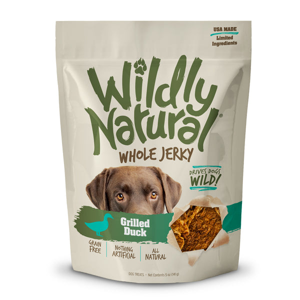 Wildly Natural Friandises Jerky pour chiens, Canard