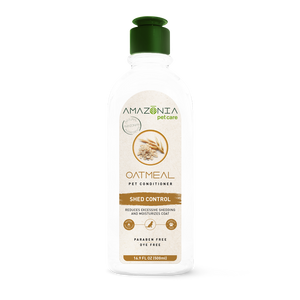 Amazonia Shampoing Pour Chien & Chat "Oatmeal" Pour La Peau Sèche & Démengeaisons, 16.9-oz