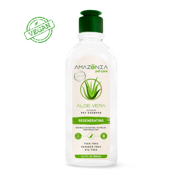 Amazonia Revitalisant Pour Chien & Chat "Aloe Vera" Formule Anti-Démangeaisons, 16.9-oz