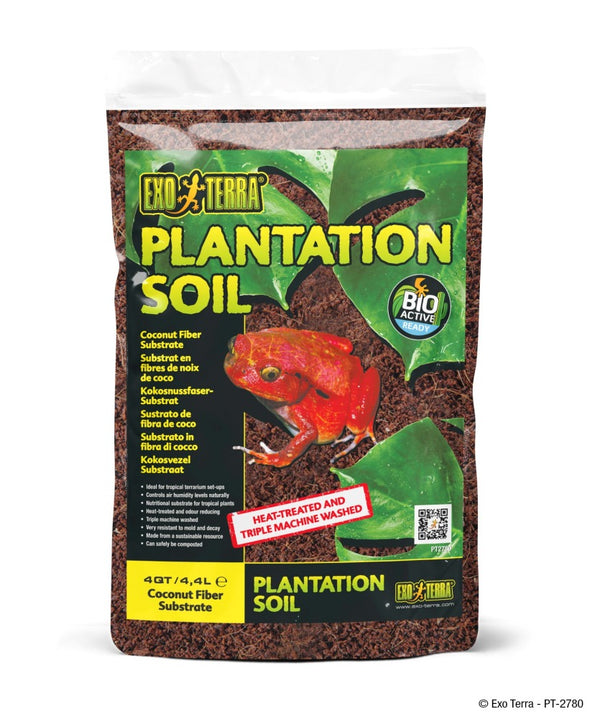 Exo Terra Plantation Soil Tropical Terrarium Reptile Substrate