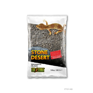 Exo Terra Stone Desert Bahariya Black Reptile Substrate