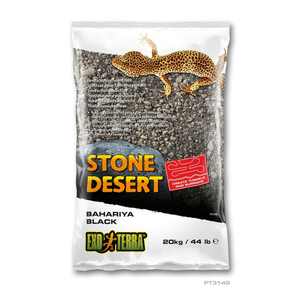 Exo Terra Stone Desert Bahariya Black Reptile Substrate