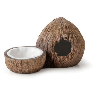 Exo Terra Coconut Hide & Dish for Reptiles