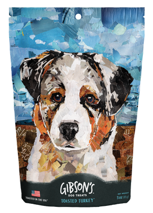 Wild Meadow Farms Gibson's Toasted Turkey Dog Treats, 3-oz