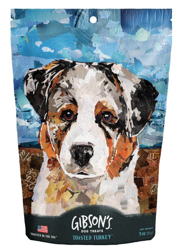 Wild Meadow Farms Gibson's Toasted Turkey Dog Treats, 3-oz
