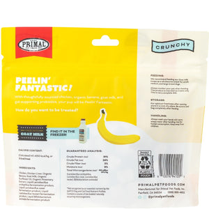 Primal Peelin Fantastic Chicken & Banana with Goat Milk Freeze-Dried Dog Treats