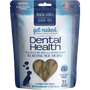 Get Naked Dental Health Dental Bone Grain-Free Dog Treats, Medium