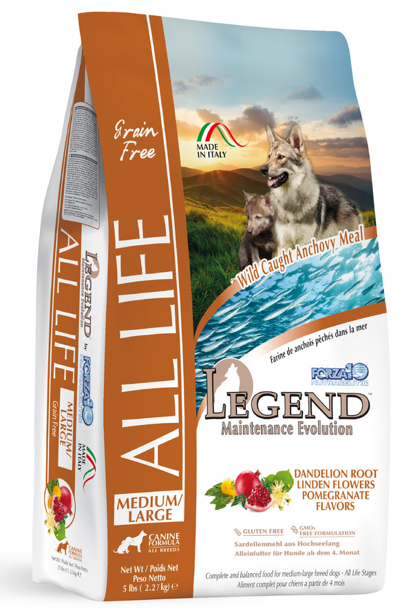 Forza10 Legend All Life Small Maintenance Evolution Grain-Free Dry Dog Food, 5-lb