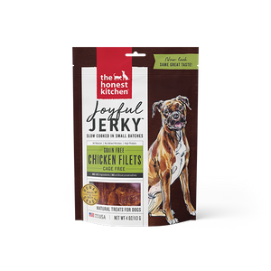 The Honest Kitchen Joyful Jerky Filets Chicken Dog Treats, 4-oz