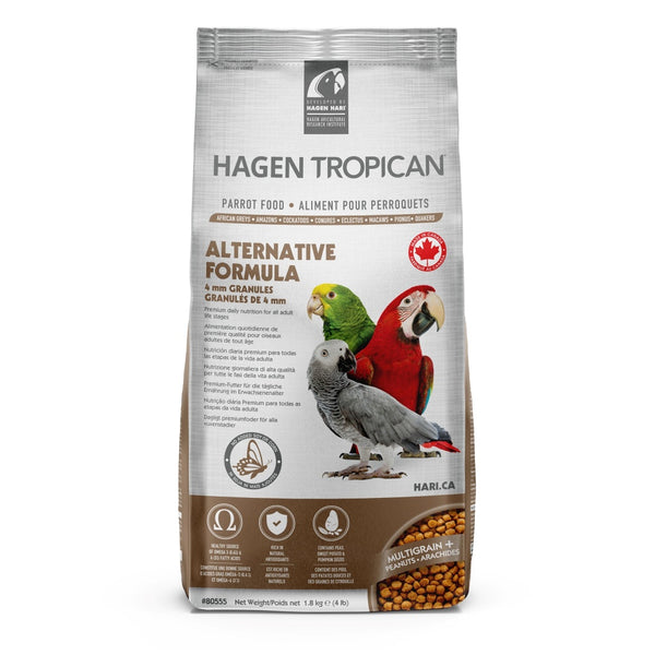 HARI Tropican Formule Alternative Granulés pour Perroquets, 4-lb