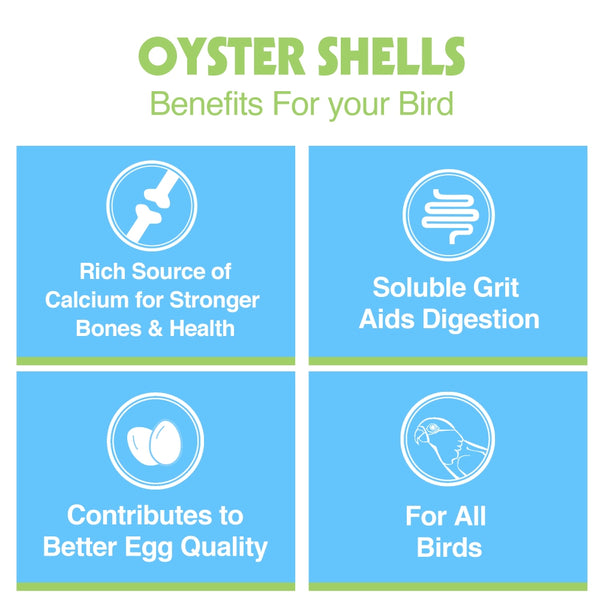 HARI Oyster Shells Soluble Grit for All Birds