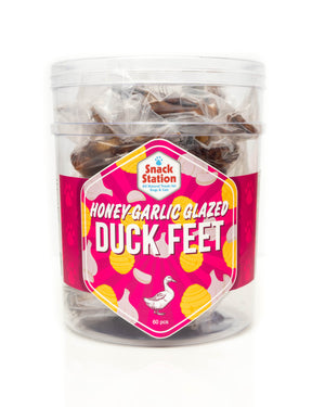 This & That Snack Station Honey Garlic Glazed Duck Feet Dog Treats