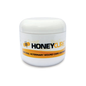 HoneyCure Pommade vétérinaire à base de miel de Manuka pour soins des plaies, pot