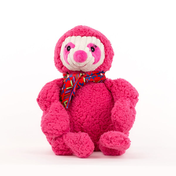HuggleHounds Knottie Wild Things Sloth Dog Toy