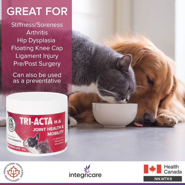 Tri-Acta H.A. Maximum Strength Joint Health Supplement for Small Dogs & Cats