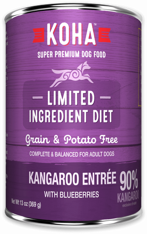 KOHA Régime riche en protéines ROO Dinde et Kangourou Pâté alimentaire humide pour chiens, 13 oz