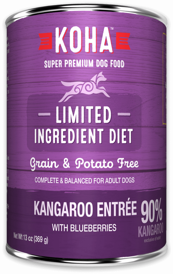 KOHA Régime riche en protéines ROO Dinde et Kangourou Pâté alimentaire humide pour chiens, 13 oz