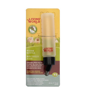 Living World Leakproof Water Bottle for Small Animals, 60-mL