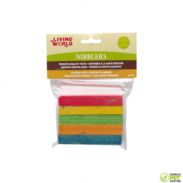 Living World Nibblers Rainbow Wood Small Animal Toy