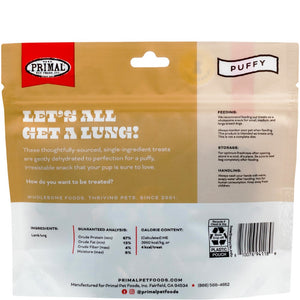 Primal Let's All Get A Lung Lamb Dog Treats